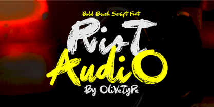 Riot Audio Font Poster 1