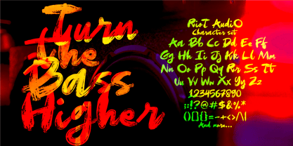 Riot Audio Font Poster 5