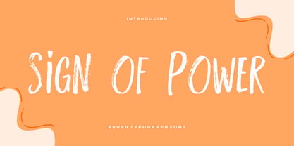 Sign of Power Font Poster 1