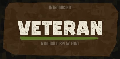 Veteran Font Poster 1