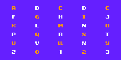 Vintagepix Font Poster 8