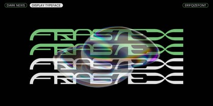 Dark Nexis Font Poster 2
