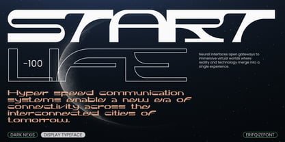 Dark Nexis Font Poster 9