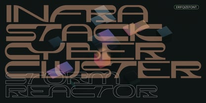 Dark Nexis Font Poster 3