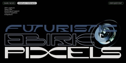 Dark Nexis Font Poster 4