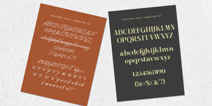 Politano Script Font Poster 11