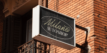 Politano Script Font Poster 7