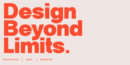 Romansa Pro Font Poster 3