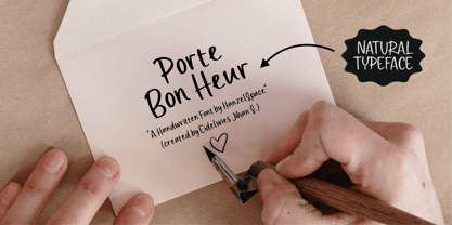 Porte Bon Heur Font Poster 8