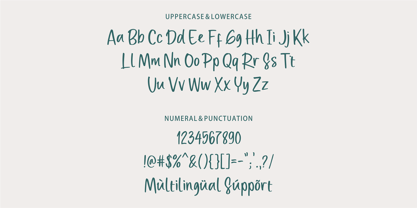 Porte Bon Heur Font Poster 9