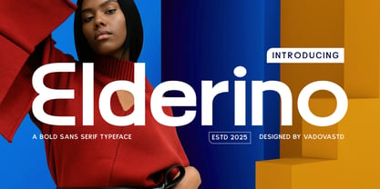 Elderino Font Poster 1