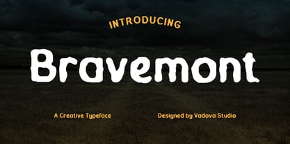 Bravemont Font Poster 1