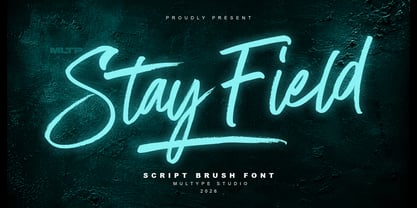 MLTP Stay Field Font Poster 1
