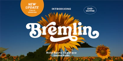 Bremlin Font Poster 1