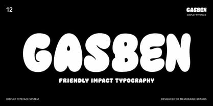 Gasben Font Poster 12