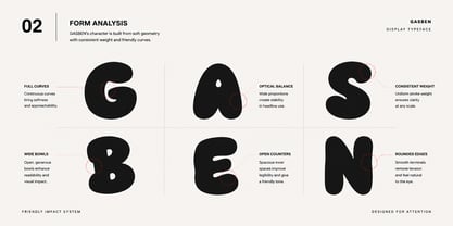 Gasben Font Poster 2