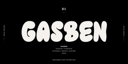 Gasben Font Poster 1