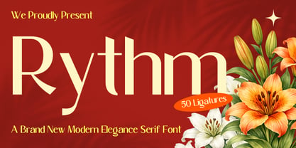 Rythm Font Poster 1