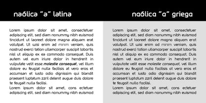 Naolica Font Poster 5