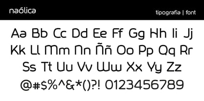 Naolica Font Poster 3