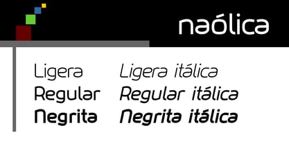 Naolica Font Poster 2