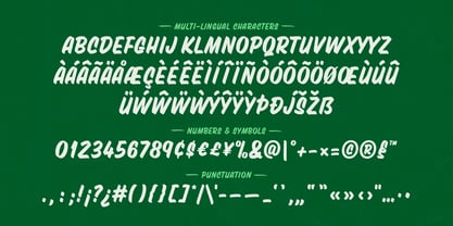 Broccolini Font Poster 3