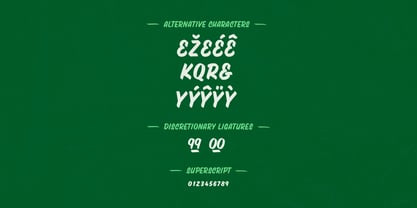 Broccolini Font Poster 5