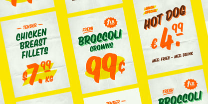 Broccolini Font Poster 15