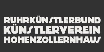 Kunze Pro Font Poster 3