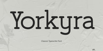 Yorkyra Font Poster 1