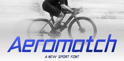 Aeromatch Font Poster 1