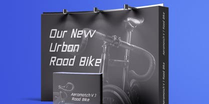 Aeromatch Font Poster 7