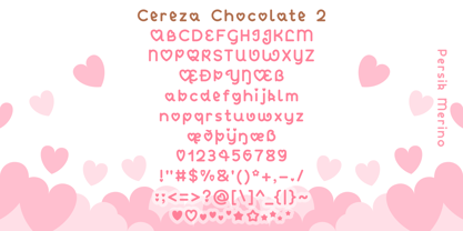 Cereza Chocolate Font Poster 12