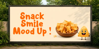 Pangsit Keripik Font Poster 4