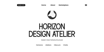 Ortico Font Poster 7