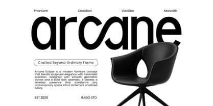 Ortico Font Poster 4