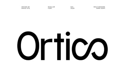 Ortico Font Poster 1