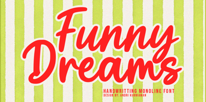 Funny Dreams Font Poster 8
