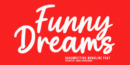 Funny Dreams Font Poster 1