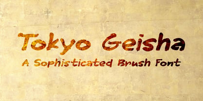 Tokyo Geisha Pro Font Poster 1