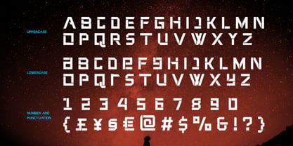 Galaxor Font Poster 2