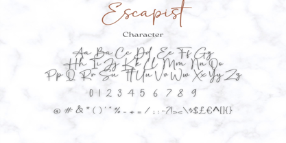 Escapist Font Poster 8