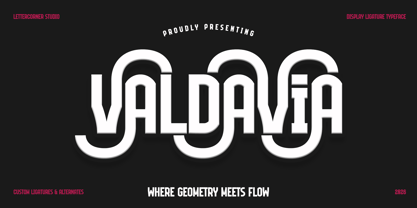 Valdavia Font Poster 1