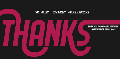 Valdavia Font Poster 8