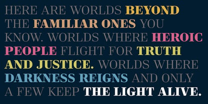 Salient Font Poster 3