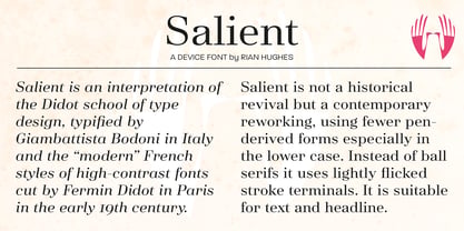 Salient Font Poster 11