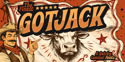 Gotjack Font Poster 1