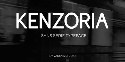 Kenzoria Font Poster 1