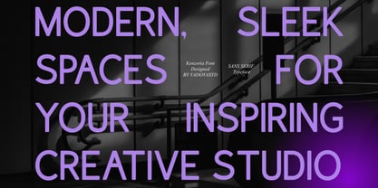 Kenzoria Font Poster 3