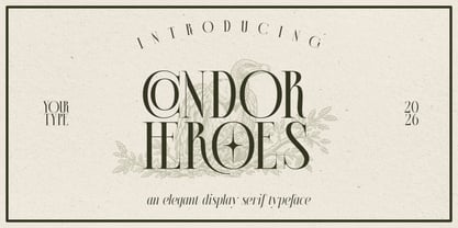 Condor Heroes Font Poster 1